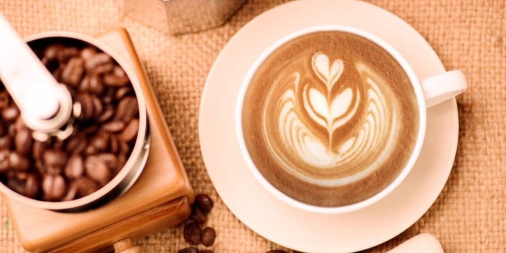 A cup of coffee.